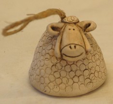 Clay Folk Art Bell Sheep Design - $14.84