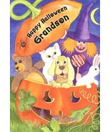 Happy Halloween Grandson - Halloween Greeting Card - 25183 - $2.77