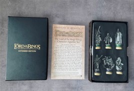 The Nobel Collection Lord Of The Rings Trilogy 6 Character Figurine Set With COA - £32.46 GBP
