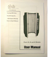 Oasis Tanning Bed Booth User Manual Full Size PRINTED Book 24 36 42 Lamp... - €8,52 EUR