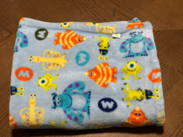 Disney Baby Monsters Inc Sully Mike Fleece Baby Lovey Crib Blanket 28&quot; X... - $44.67