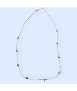 14&quot; Pewter &amp; Gold-Tone Necklace - £9.06 GBP