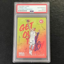 2018-19 NBA Hoops Get Out The Way #18 Jeremy Lin Signed Card AUTO PSA Slabbed Ne - £398.74 GBP