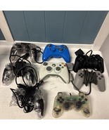 Lot of UNTESTED 8 Controllers Xbox Sony Playstation Game Stop As Is For ... - $927.78 MXN