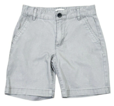 Old Navy Kid Boys Chino Shorts Size 7 Earl Gray Adjustable Waist Built-In Flex - £5.42 GBP