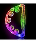 Led Tambourine, Light Up Toys Handheld Musical Flashing Tamborine Autism... - $28.99