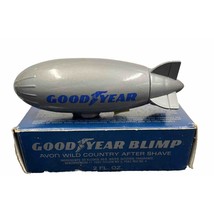 Goodyear Blimp Avon Wild Country After Shave 2oz Bottle Two Wings Damaged - $17.24