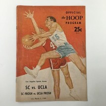 March 5 1960 NCAA Basketball SC vs UCLA The Hoop Official Program - £37.09 GBP