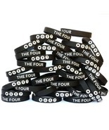 100 of THE FOUR Wristbands - Religous Inspiration Gospel Message Bracele... - £45.67 GBP