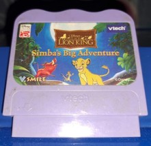 VTech VSmile Walt Disney&#39;s The Lion King Simba&#39;s Big Adventure Video Game - £5.94 GBP