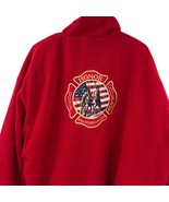 VTG Firefighter Brotherhood Fireman Mens Reversible Jacket Size - £98.91 GBP