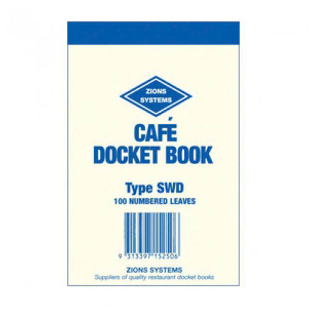 Zions Cafe Docket Book (100 Leaves) - $29.48