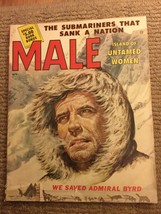 Male Magazine April 1956, Adventure Stories, Vintage - £9.58 GBP