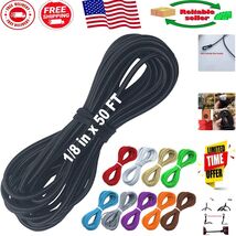 Durable 50&#39; Elastic Bungee Cord - 1/8&quot; UV-Resistant Shock Rope for DIY P... - $245.43 MXN