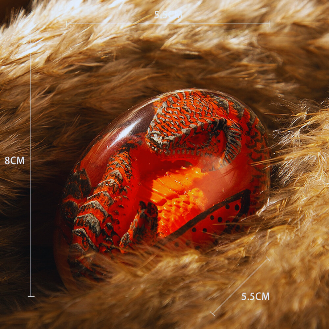 Crystal Dragon Egg - lava, crystal dragon, dragon resin, dragon lamp - $9.99