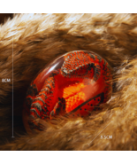 Crystal Dragon Egg - lava, crystal dragon, dragon resin, dragon lamp - $13.67 CAD