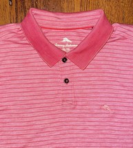 Tommy Bahama mens XL shirt short sleeve Nantucket red polo golf cotton b... - £9.16 GBP