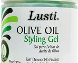 Lusti Olive Oil Styling Gel    16 fl oz -    Fast Drying, No Flaking - £5.45 GBP