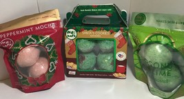 New Me! 4 Variety Pack Bath,Santa&#39;s Cookies Box Set, Peppermint Mocha,Coco &amp;Lime - £10.66 GBP