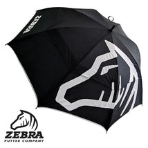 NEW ZEBRA GOLF COMPANY. DOUBLE CANOPY GOLF UMBRELLA. BLACK / WHITE. (30SPF) - €44,74 EUR