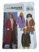 Butterick Sewing Pattern 4040 Jacket Winter Coat Plus Size 22W 24W 26W Uncut - £7.10 GBP