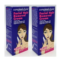 2 PK - completely bare - Facial Hair Removal Cream - Fresh Scent - 0.5 oz - New  - £14.70 GBP