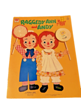 Vtg 1972 Whitman #1977 Raggedy Ann And Andy Lollipop Fashions Paper Doll New - £11.67 GBP