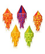 Indian Lantern Silk Bohemian Wedding Decor Boho Lanterns Collapsible Lam... - €10,85 EUR+