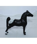 Cast Iron Appaloosa Horse Bank Figurine Black Saddlebred Arabian Morgan ... - $34.00