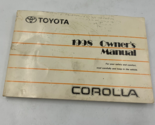 1998 Toyota Corolla Owners Manual Handbook OEM K03B22022 - $14.84