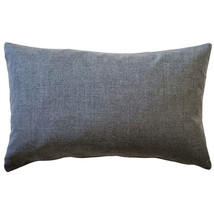 Sunbrella Cast Slate 12x19 Outdoor Pillow, Complete with Pillow Insert - £41.48 GBP