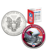 ARIZONA CARDINALS 1 Oz American Silver Eagle $1 US Coin Colorized NFL LI... - £66.16 GBP