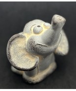 Vintage Porcelain Handmade Elephant Figure 13cm High - $693.18 MXN