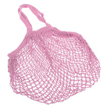 Sachi Cotton String Bag Long Handle - Pastel Pink - £12.19 GBP