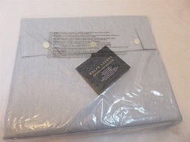 Ralph Lauren Organic Oxford Solid queen flat sheet Blue $215 - $72.70