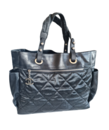 Chanel Black Fabric Biarritz Tote Bag - $899.00