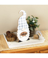 6 Pc Interchangeable Gnome Sign w/ 5 Holiday Season Icons Wooden Tableto... - $24.98