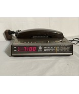 Vtg GE Model7-4719A Electronic Digital FM/AM Alarm Clock Radio Telephone... - £21.51 GBP