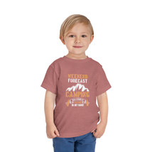 Toddler Camping Tee: &quot;Weekend Forecast: Cold Beer in Hand&quot; - £15.38 GBP