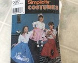 0660 Simplicity Pattern Poodle Skirts Child Sizes  7 8 10 12  - £11.23 GBP