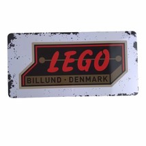 Lego VIP Retro Tin Sign License Plate  Lego Billund Denmark 5007016 Metal Decor - £14.51 GBP