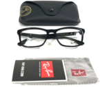 Ray-Ban Eyeglasses Frames RB5279 2000 Black Rectangular Full Rim 55-18-145 - £93.44 GBP
