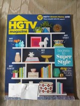HGTV Magazine January February 2019 Secrets To Super Style Easy DIY Upda... - £4.73 GBP