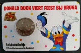 Extremely Rare! Disney Uncle Scrooge Geluksdubbeltje Dutch First Cent Coin 2017 - £67.63 GBP