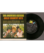 Patty Andrews Sisters near mint stereo 7&quot; 33 jukebox EP Great Country Hi... - £23.43 GBP