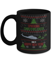 Bell AH-1W Super Cobra 2grey Ugly Christmas Sweater Coffee Mug - £14.19 GBP+