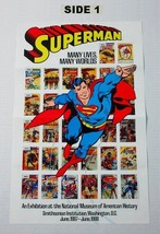 1980&#39;s Superman cover art poster:1987/1988 DC Action Comics 17x11 museum... - $25.39