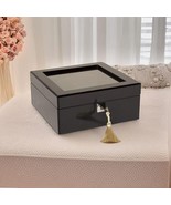 MENZ LYFE THE TIMELESS VAULT WATCH BOX - Hardwood Glass Luxury Box - $3,158.81 MXN