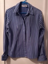 Pre-Owned Women’s JG Hook Blue Striped Shirt (Sz 10) - $12.87