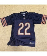 Chicago Bears Reebok On Field Jersey #22 Matt Forte Blue Sewn Medium 12-14 - $538.19 MXN